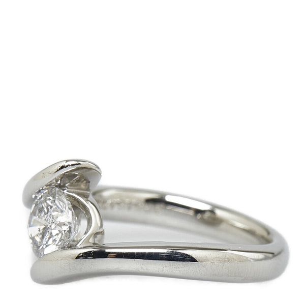 Pt900 プラチナ ダイヤ1.047ct リング 指輪 レディース 11号 【中古】