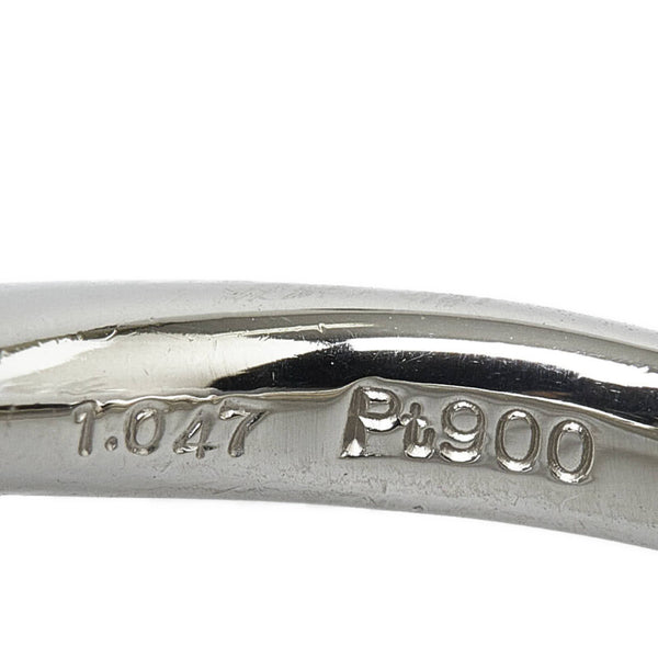 Pt900 プラチナ ダイヤ1.047ct リング 指輪 レディース 11号 【中古】