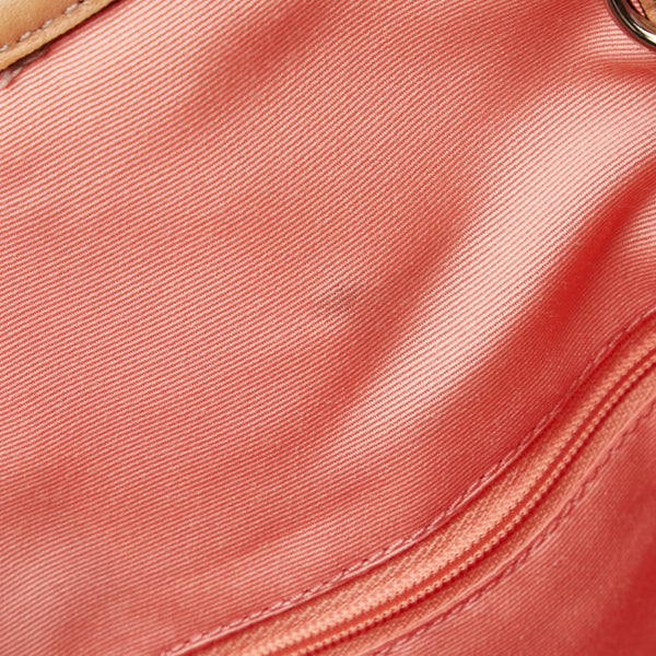 コーチ シグネチャー トートバッグ ショルダーバッグ F23621 グレー ベージュ PVC レザー レディース COACH 【中古】