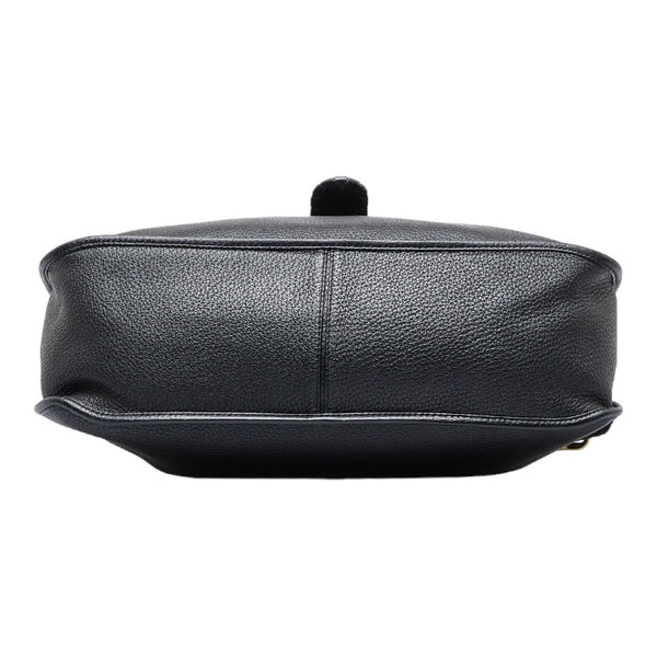ロエベ アナグラム グラナダ ショルダーバッグ トートバッグ ブラック レザー レディース LOEWE 【中古】