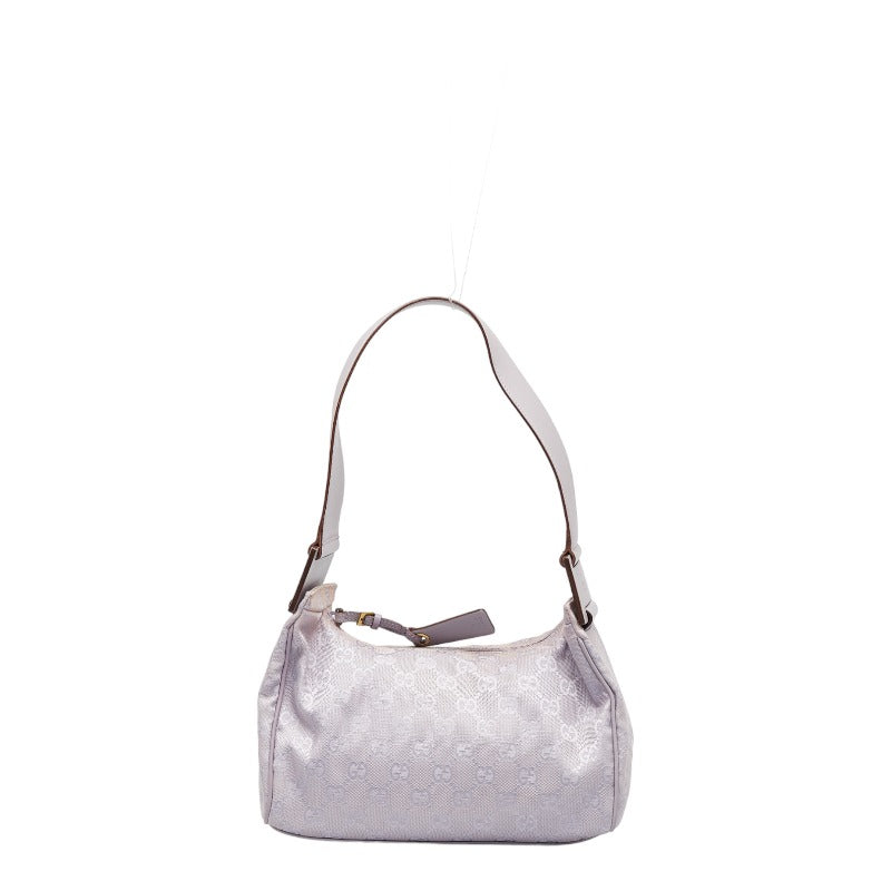 グッチ GGキャンバス ハンドバッグ ワンショルダーバッグ 92699 ラベンダー パープル キャンバス レザー レディース GUCCI 【中古】