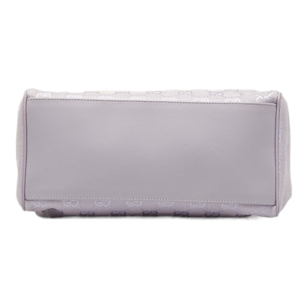 グッチ GGキャンバス ハンドバッグ ワンショルダーバッグ 92699 ラベンダー パープル キャンバス レザー レディース GUCCI 【中古】