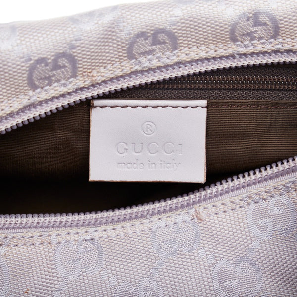 グッチ GGキャンバス ハンドバッグ ワンショルダーバッグ 92699 ラベンダー パープル キャンバス レザー レディース GUCCI 【中古】