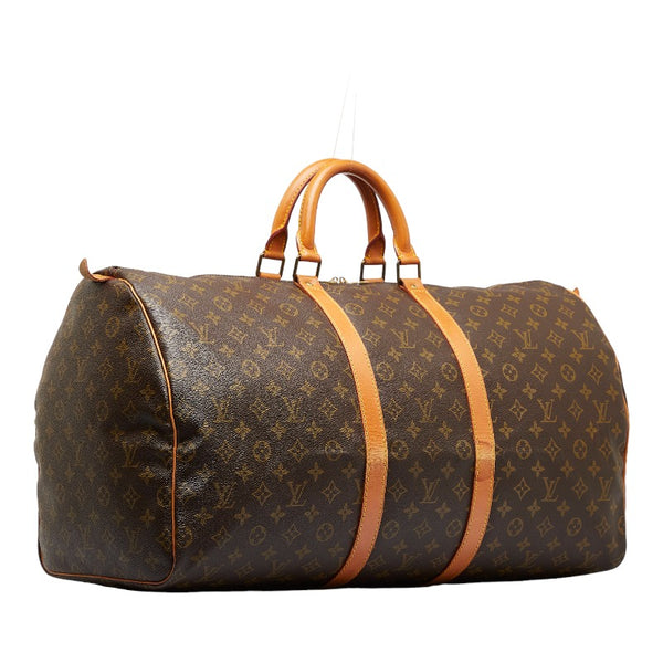 ルイ ヴィトン モノグラム キーポル55 ボストンバッグ トラベルバッグ M41424 ブラウン PVC レザー レディース LOUIS VUITTON 【中古】