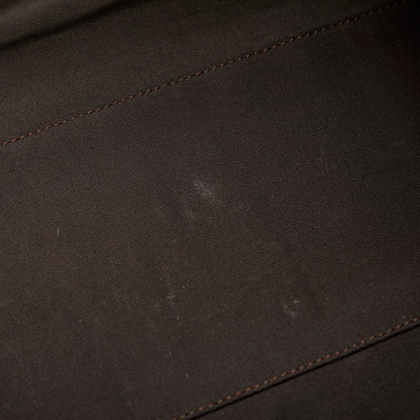 グッチ GGクリスタル ボストンバッグ 278302 ベージュ ブラウン PVC レザー メンズ GUCCI 【中古】