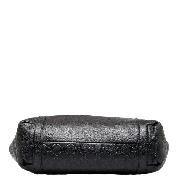 グッチ グッチシマ ゴールド金具 ハンドバッグ ショルダーバッグ 211937 ブラック レザー レディース GUCCI 【中古】