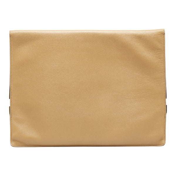 セリーヌ クラッチバッグ セカンドバッグ ベージュ レザー レディース CELINE 【中古】