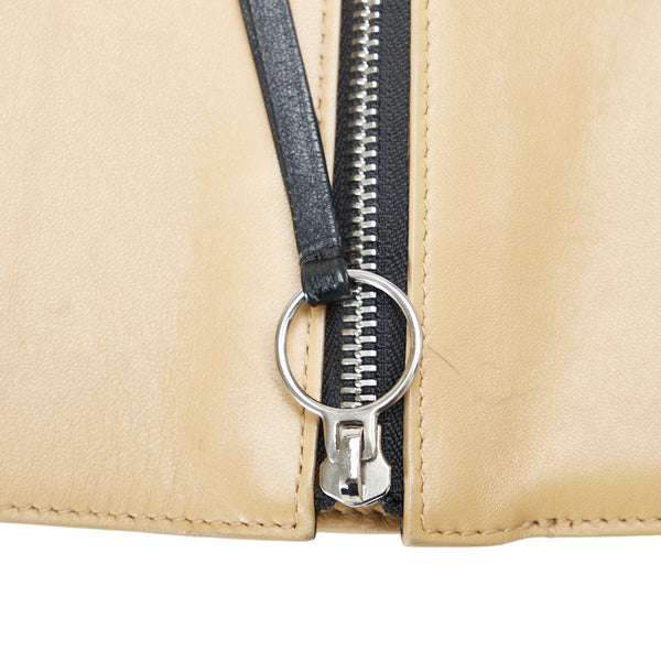 セリーヌ クラッチバッグ セカンドバッグ ベージュ レザー レディース CELINE 【中古】