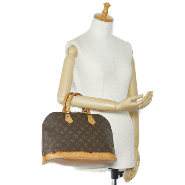 ルイ ヴィトン モノグラム アルマPM ハンドバッグ M51130 ブラウン PVC レザー レディース LOUIS VUITTON 【中古】