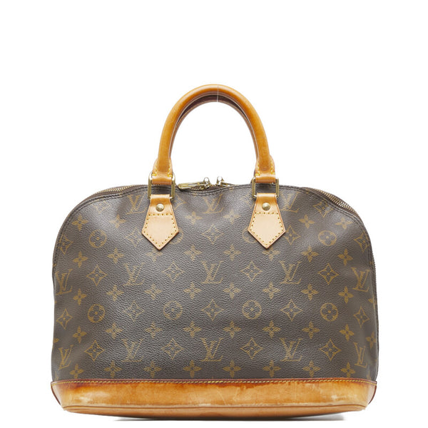 ルイ ヴィトン モノグラム アルマPM ハンドバッグ M51130 ブラウン PVC レザー レディース LOUIS VUITTON 【中古】