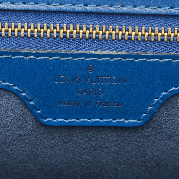 ルイ ヴィトン エピ リュサック トートバッグ ショルダーバッグ M52285 トレドブルー レザー レディース LOUIS VUITTON 【中古】