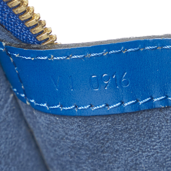 ルイ ヴィトン エピ リュサック トートバッグ ショルダーバッグ M52285 トレドブルー レザー レディース LOUIS VUITTON 【中古】