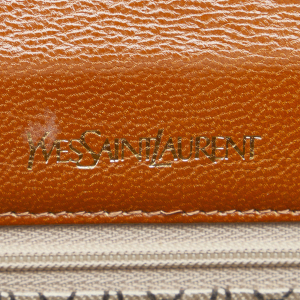 サンローラン ワンショルダーバッグ ブラウン レザー レディース SAINT LAURENT 【中古】