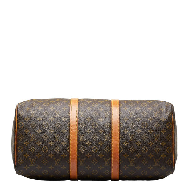 ルイ ヴィトン モノグラム キーポル50 ボストンバッグ M41426 ブラウン PVC レザー レディース LOUIS VUITTON 【中古】