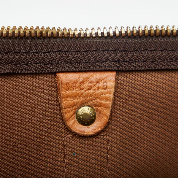 ルイ ヴィトン モノグラム キーポル50 ボストンバッグ M41426 ブラウン PVC レザー レディース LOUIS VUITTON 【中古】