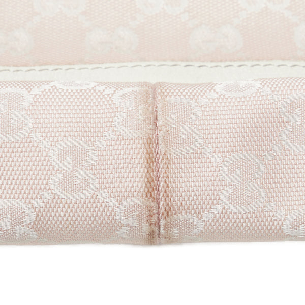 グッチ GGキャンバス アビー トートバッグ ショルダーバッグ 141472 ピンク キャンバス レザー レディース GUCCI 【中古】