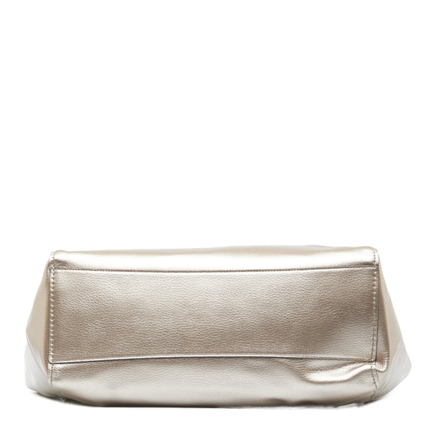 コーチ ダービー トートバッグ ショルダーバッグ F59388 メタリックゴールド レザー レディース COACH 【中古】