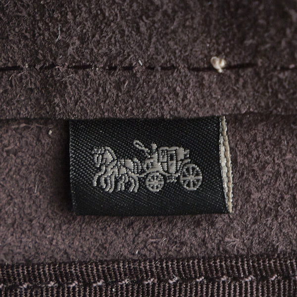 コーチ ダービー トートバッグ ショルダーバッグ F59388 メタリックゴールド レザー レディース COACH 【中古】