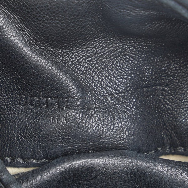 ボッテガヴェネタ イントレチャート ワンショルダーバッグ ブラック レザー レディース BOTTEGAVENETA 【中古】