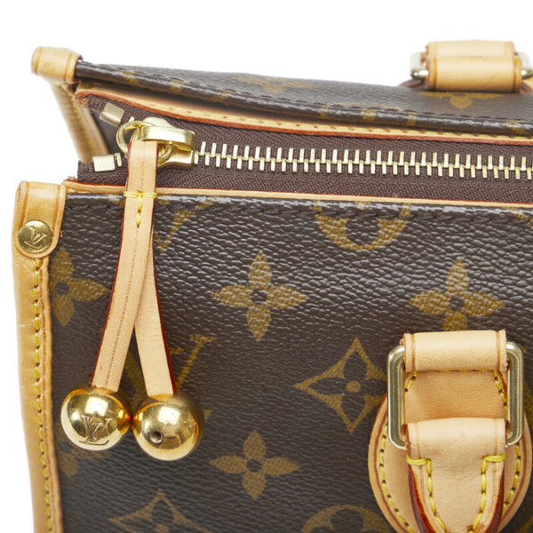 ルイ ヴィトン モノグラム ポパンクール ハンドバッグ M40009 ブラウン PVC レザー レディース LOUIS VUITTON 【中古】
