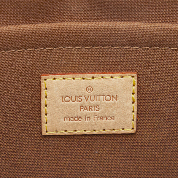 ルイ ヴィトン モノグラム ポパンクール ハンドバッグ M40009 ブラウン PVC レザー レディース LOUIS VUITTON 【中古】