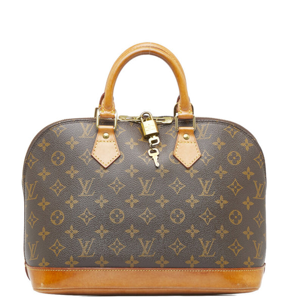 ルイ ヴィトン モノグラム アルマPM ハンドバッグ M51130 ブラウン PVC レザー レディース LOUIS VUITTON 【中古】