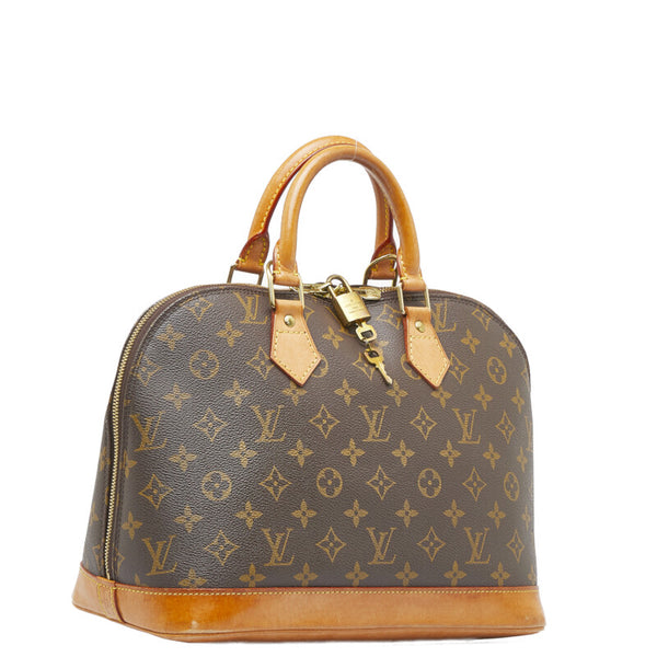 ルイ ヴィトン モノグラム アルマPM ハンドバッグ M51130 ブラウン PVC レザー レディース LOUIS VUITTON 【中古】