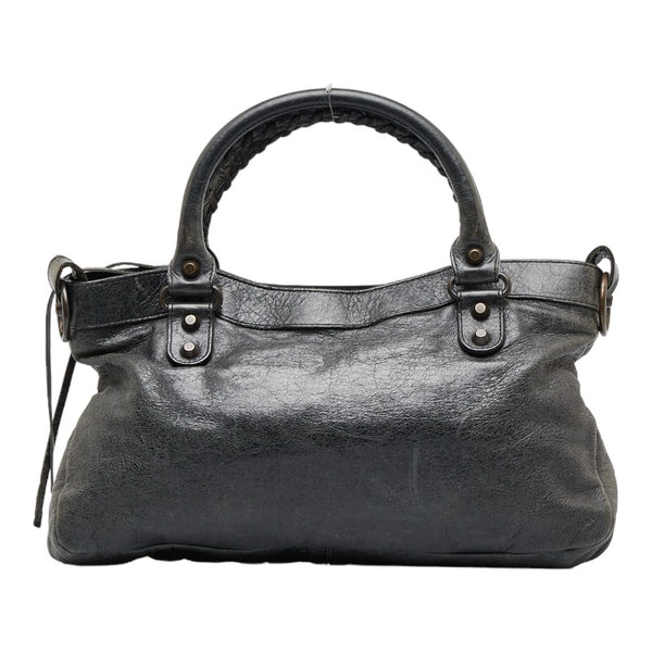 バレンシアガ ザ ファースト ハンドバッグ ショルダーバッグ 2WAY 103208 グリーン レザー レディース BALENCIAGA 【中古】