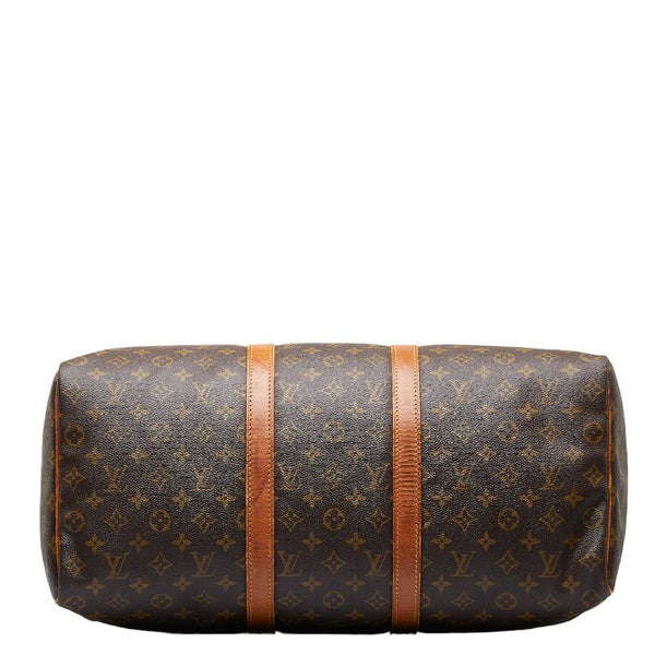 ルイ ヴィトン モノグラム キーポル50 ボストンバッグ M41426 ブラウン PVC レザー レディース LOUIS VUITTON 【中古】