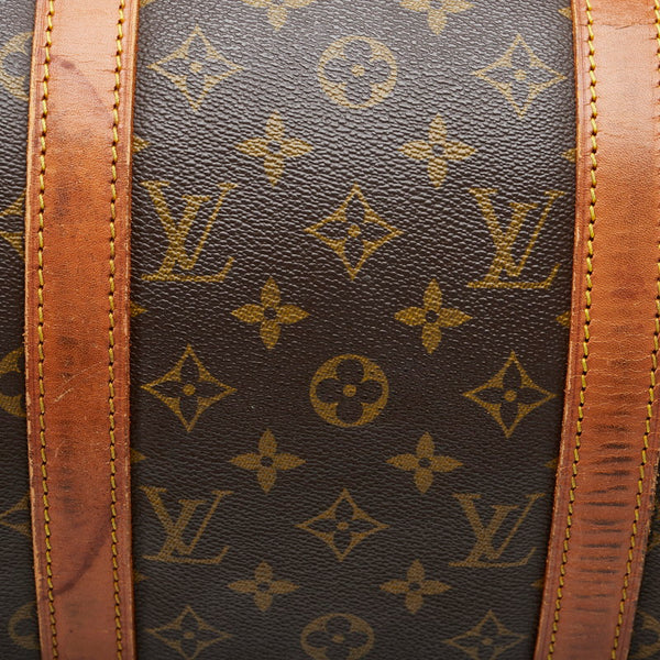 ルイ ヴィトン モノグラム キーポル50 ボストンバッグ M41426 ブラウン PVC レザー レディース LOUIS VUITTON 【中古】