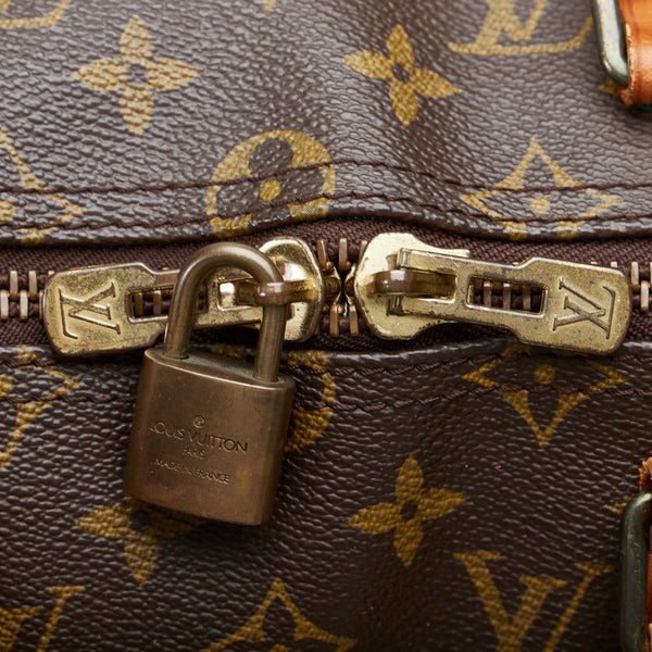 ルイ ヴィトン モノグラム キーポル50 ボストンバッグ M41426 ブラウン PVC レザー レディース LOUIS VUITTON 【中古】