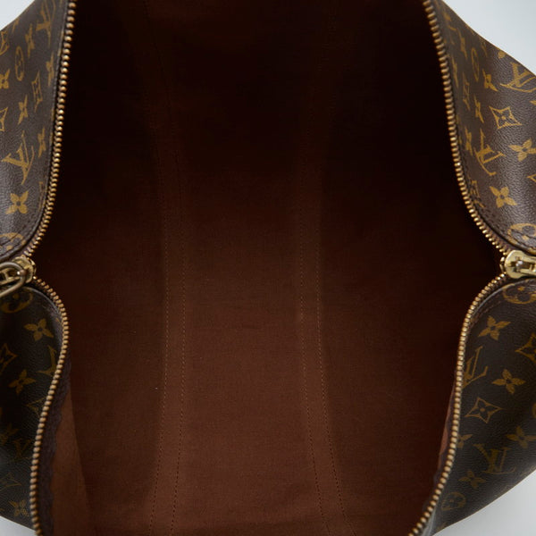 ルイ ヴィトン モノグラム キーポル50 ボストンバッグ M41426 ブラウン PVC レザー レディース LOUIS VUITTON 【中古】