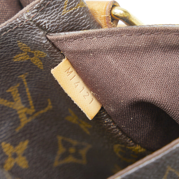 ルイ ヴィトン モノグラム メニルモンタンMM ショルダーバッグ M40473  ブラウン PVC レザー レディース LOUIS VUITTON 【中古】