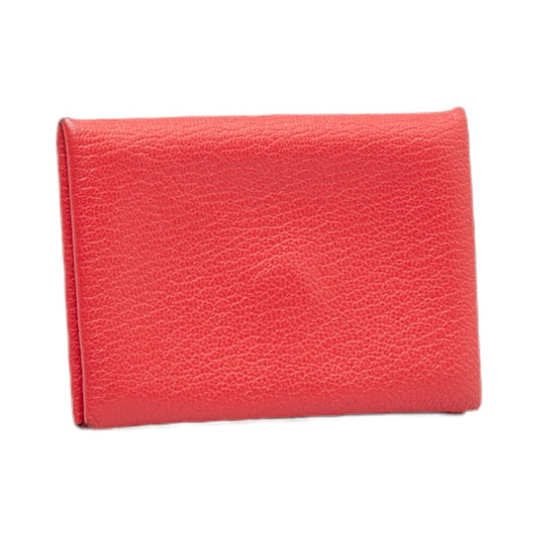 エルメス カルヴィ コインケース カードケース ルージュカザック レッド ヴォーエプソン レディース HERMES 【中古】