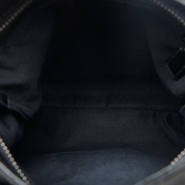 グッチ GGキャンバス 斜め掛け ショルダーバッグ 122793 ブラック キャンバス レザー レディース GUCCI 【中古】