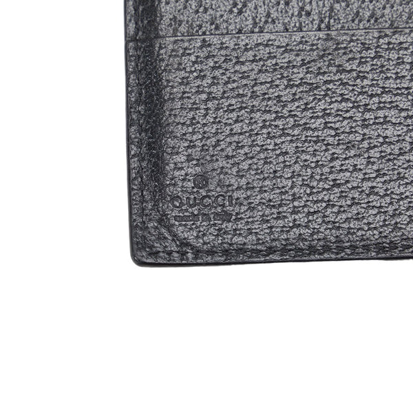 グッチ アニマリエ ビー 蜂 二つ折り財布 折り畳み財布 522915 ブラック レザー メンズ GUCCI 【中古】