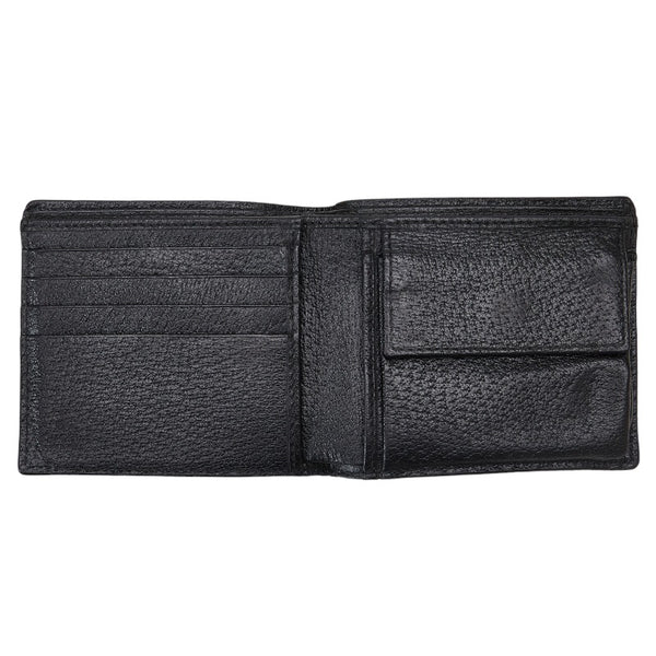 グッチ アニマリエ ビー 蜂 二つ折り財布 折り畳み財布 522915 ブラック レザー メンズ GUCCI 【中古】