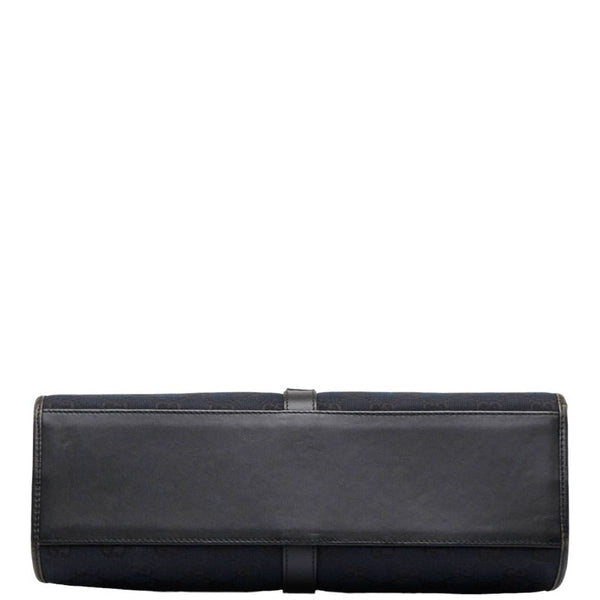 グッチ GGキャンバス ジャッキー ハンドバッグ ショルダーバッグ 002 1067 ブラック キャンバス レザー レディース GUCCI 【中古】