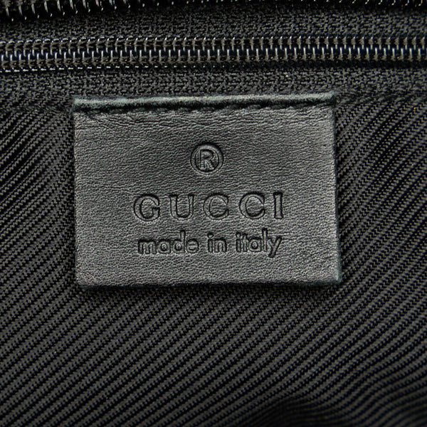 グッチ GGキャンバス ハンドバッグ 002 1119 ブラック キャンバス レザー レディース GUCCI 【中古】