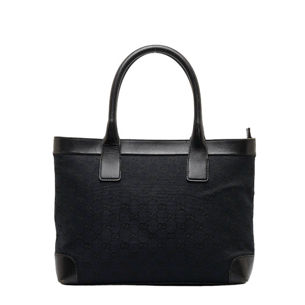 グッチ GGキャンバス ハンドバッグ 002 1119 ブラック キャンバス レザー レディース GUCCI 【中古】