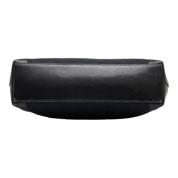 グッチ GGキャンバス ハンドバッグ 002 1119 ブラック キャンバス レザー レディース GUCCI 【中古】