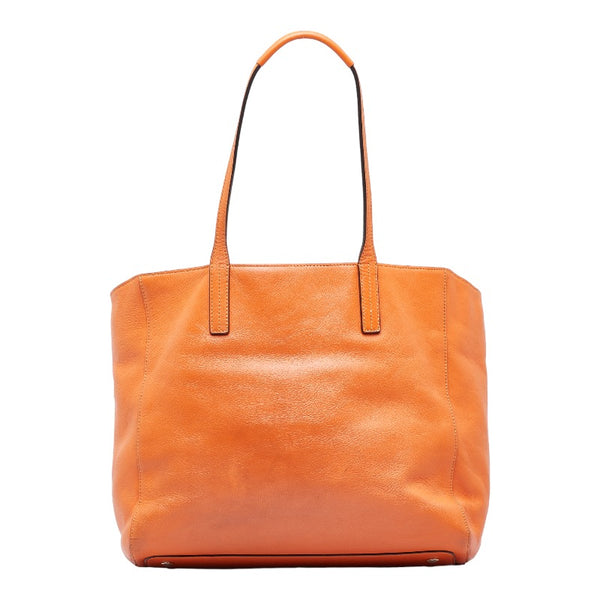 エム シー エム ハンドバッグ トートバッグ オレンジ レザー レディース MCM 【中古】