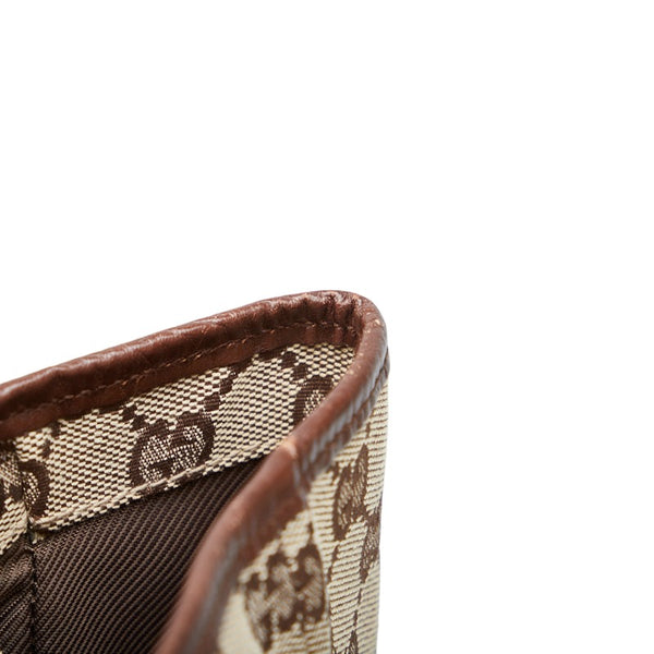 グッチ GGキャンバス ハンドバッグ トートバッグ 90481 ベージュ キャンバス レザー レディース GUCCI 【中古】