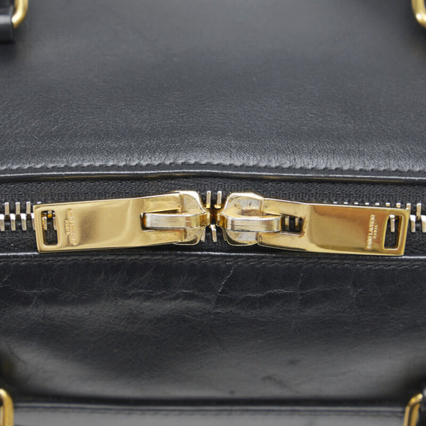 サンローラン ベイビーダッフル ハンドバッグ ショルダーバッグ 2WAY 330958 ブラック レザー レディース SAINT LAURENT 【中古】