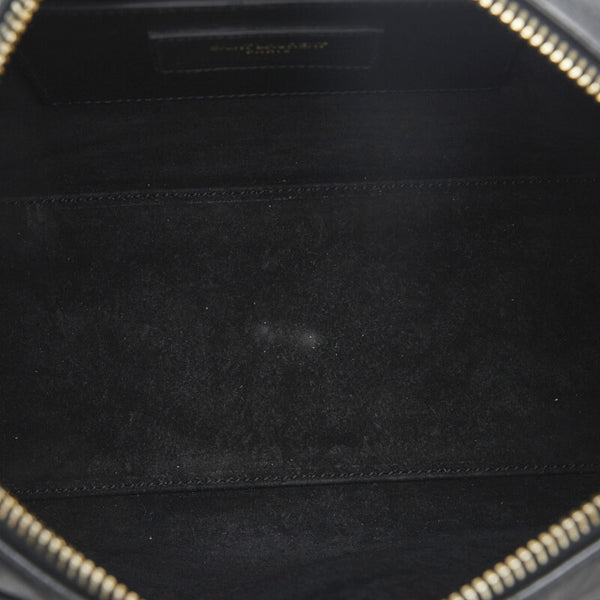 サンローラン ベイビーダッフル ハンドバッグ ショルダーバッグ 2WAY 330958 ブラック レザー レディース SAINT LAURENT 【中古】