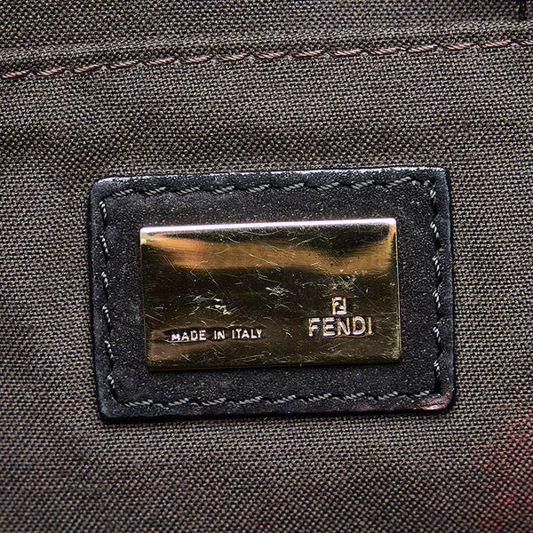 フェンディ スタッズ ハンドバッグ 8BL076 ブラック レザー レディース FENDI 【中古】