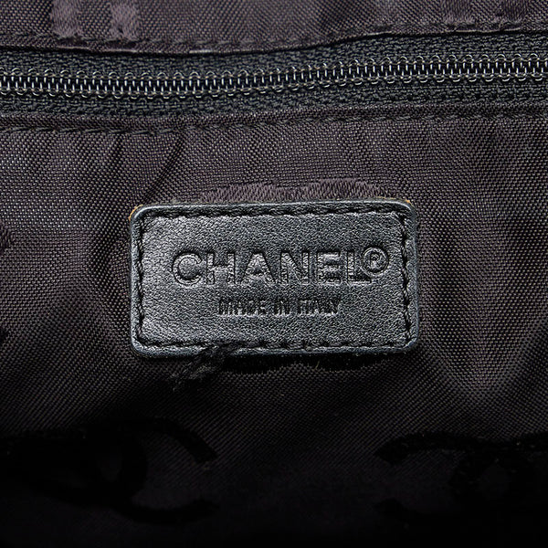 シャネル ワイルドステッチ ハンドバッグ ブラック レザー レディース CHANEL 【中古】