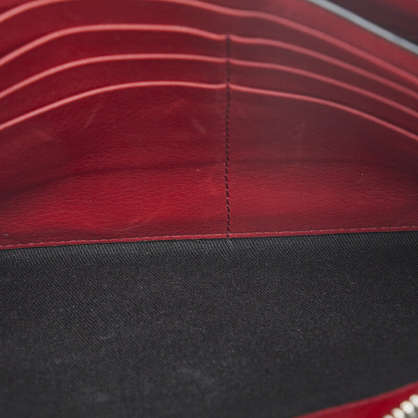 サルヴァトーレフェラガモ クラッチバッグ セカンドバッグ ブラック レッド レザー パイソン メンズ Salvatore Ferragamo 【中古】