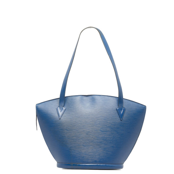ルイ ヴィトン エピ サンジャック ショッピング トートバッグ ショルダーバッグ M52265 トレドブルー レザー レディース LOUIS VUITTON 【中古】