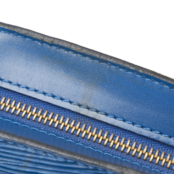 ルイ ヴィトン エピ サンジャック ショッピング トートバッグ ショルダーバッグ M52265 トレドブルー レザー レディース LOUIS VUITTON 【中古】